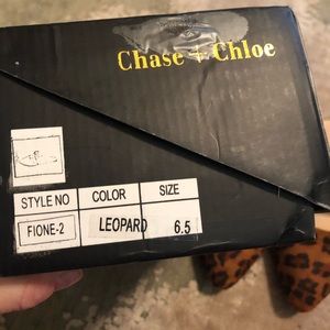Chase + Chloe Shoes - Chase & Chloe Knotted Flat Mule Leopard Print Chase + Chloe Shoes - Chase & Chloe Knotted Flat Mule Leopard Print